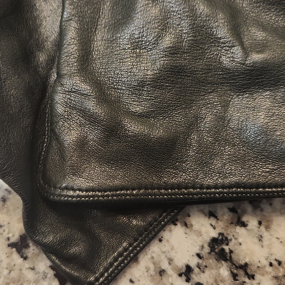 Vintage Coach Dark Leather Gloves - Picture 7 of 8